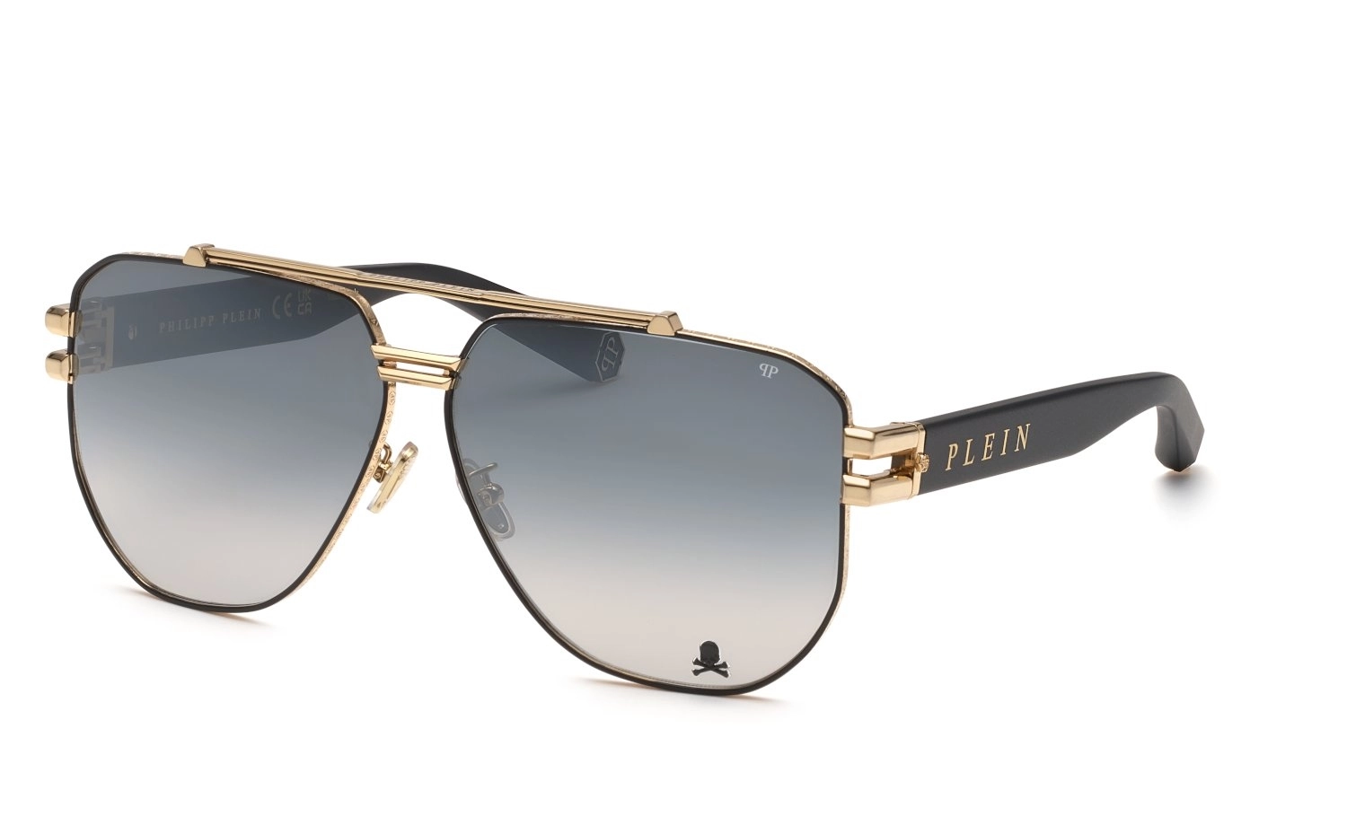 Philipp Plein SPP185V 302X 65 | Unisex Gri Güneş Gözlüğü